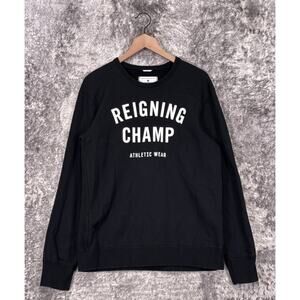 Reigning Champ Sweatshirt Large Mens Midweight Gym Logo Crewneck Pullover